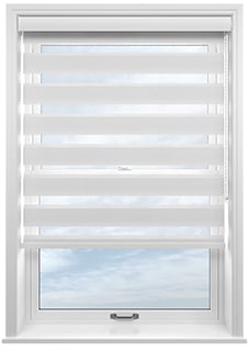 Shine, Silk White  - Motorised Day and Night Blind